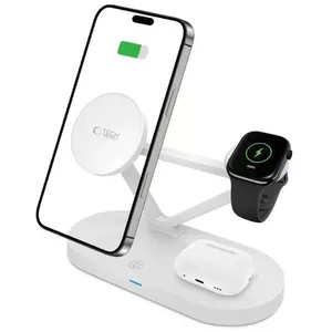 Беспроводное зарядное устройство Tech-Protect A41 15W Qi 3в1 — для телефона, наушников и умных часов