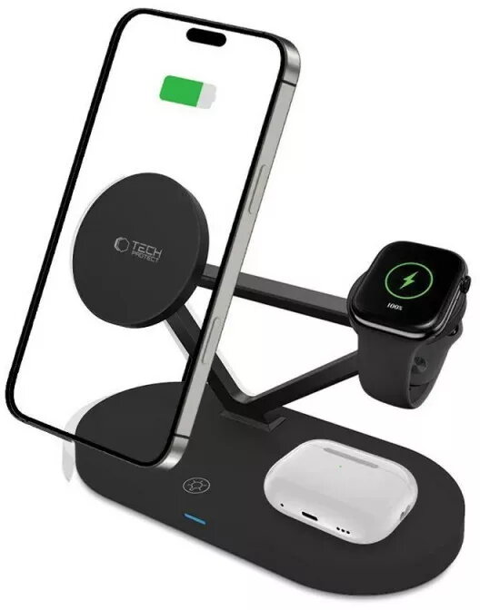Bezvadu lādētājs Tech-Protect A41 15W Qi