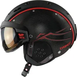 Protective Helmet Casco SP-6 Limited Race Carbon black-red, size L 58–62 cm