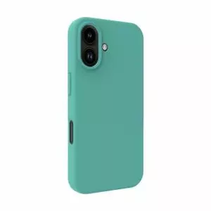 Soft Touch Silicone Case Evelatus for Apple iPhone 16 Teal with MagSafe