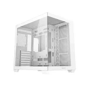 PC case DeepCool CG530 WH Midi Tower — ATX/Micro ATX/ITX, tempered glass, 2×3.5" + 3×2.5" bays, supports up to 410 mm GPU