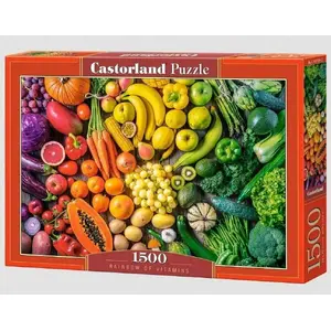 Puzzle Castorland 1500 pieces — 'Tęcza witamin' (Castorland GXP-872316)