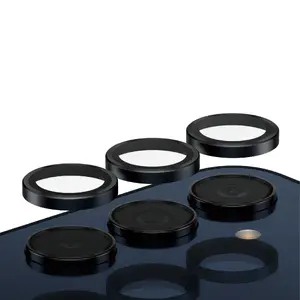 PanzerGlass® Hoops® Camera Lens Protector Black Samsung Galaxy A35 5G Scratch Shock Resistant