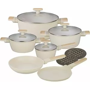 Cookware set Klausberg KB-7833 — 12-piece marble-pattern pots and pans set