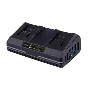 Battery charger Scheppach SDBC 2x4.5A — dual-channel charger, 2 x 4.5 A output