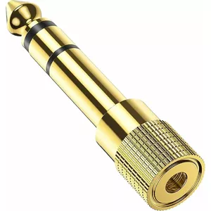 Mozos MA6335 Audio Adapter Jack 3.5mm Female to Jack 6.3mm Male Gold Plated