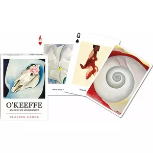 Игральные карты Piatnik одна колода – дизайн Georgia O'Keeffe (MPN 461351)