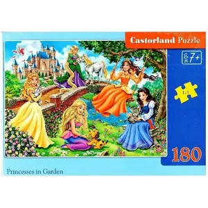 Jigsaw puzzle Castorland Princesses in Garden — 180 pieces, 320×230 mm