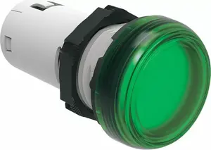 Lovato Electric LPMLD3 LED Pilot Light, Single-Piece, Green, 48V AC/DC
