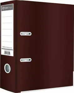 Ring Binder INTERDRUK A4 75 mm spine, brown glossy