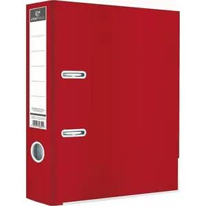 Binder INTERDRUK A4 ring binder for 50 sheets, burgundy glossy