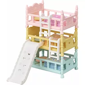 Rotaļu trīsstāvu gultiņas Epoch Sylvanian Families — plastmasa, daudzkrāsainas, 3+