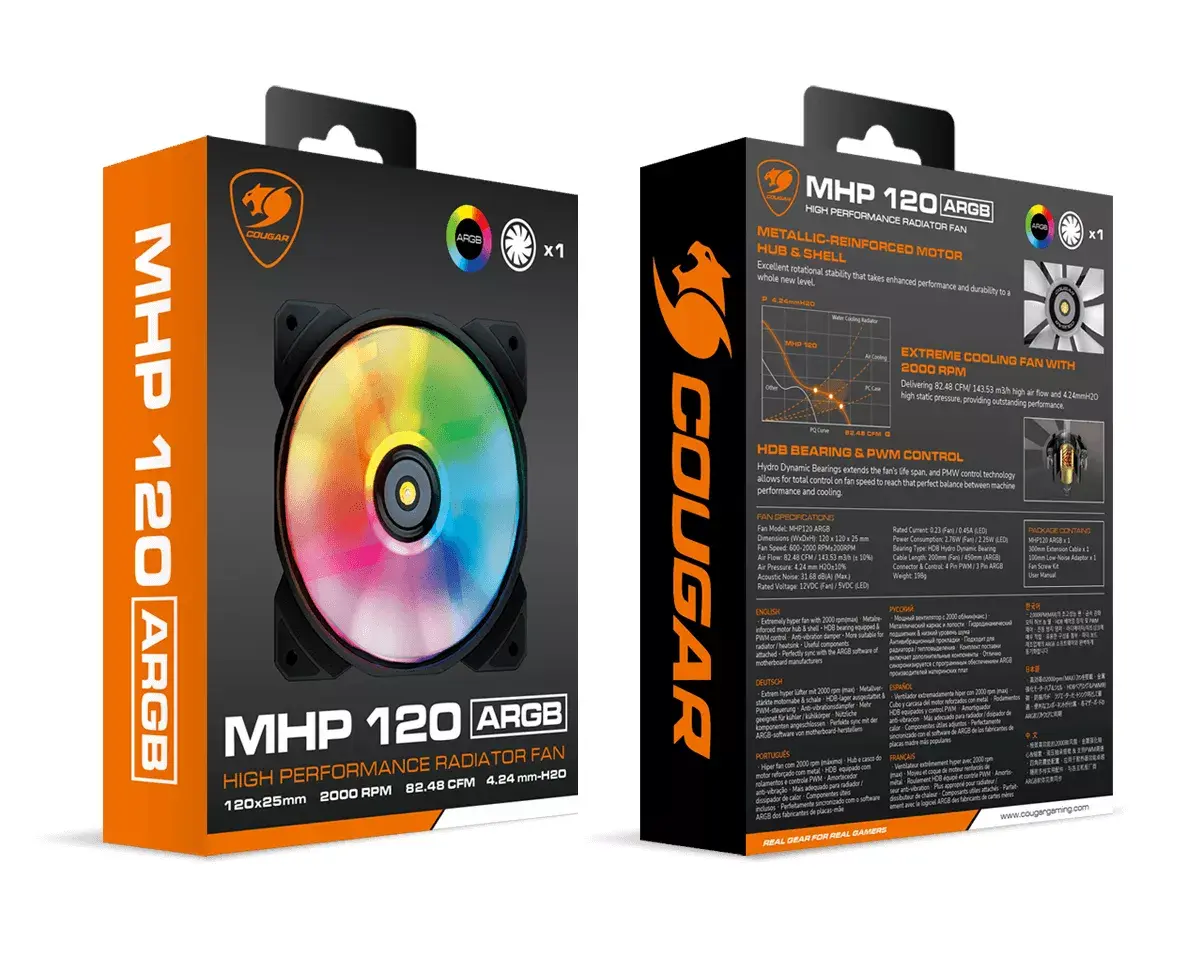 Воздушный кулер CF-MHP12HB-RGB Photo 7
