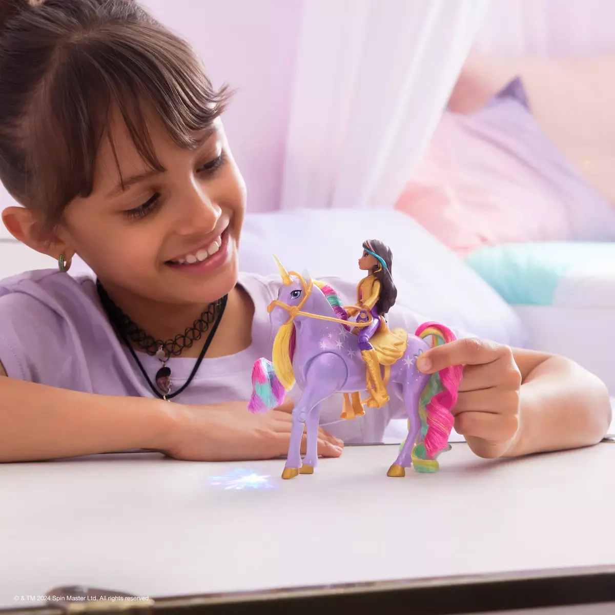 Modes lelle Spinmaster Unicorn Academy Sophia & Light Magic Wildstar Photo 8