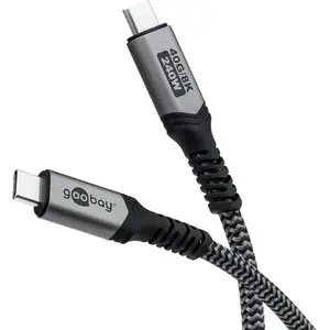 WENTRONIC USB-C cable USB4 240W 40Gbps 0.5 m