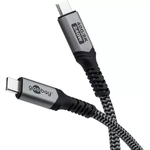USB-C cable WENTRONIC USB4 240W 40Gbps 1 m
