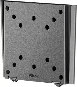 Goobay 74414 Fixed TV Wall Mount for 13 to 27 Inch Screens up to 30 kg VESA 100x100 Black