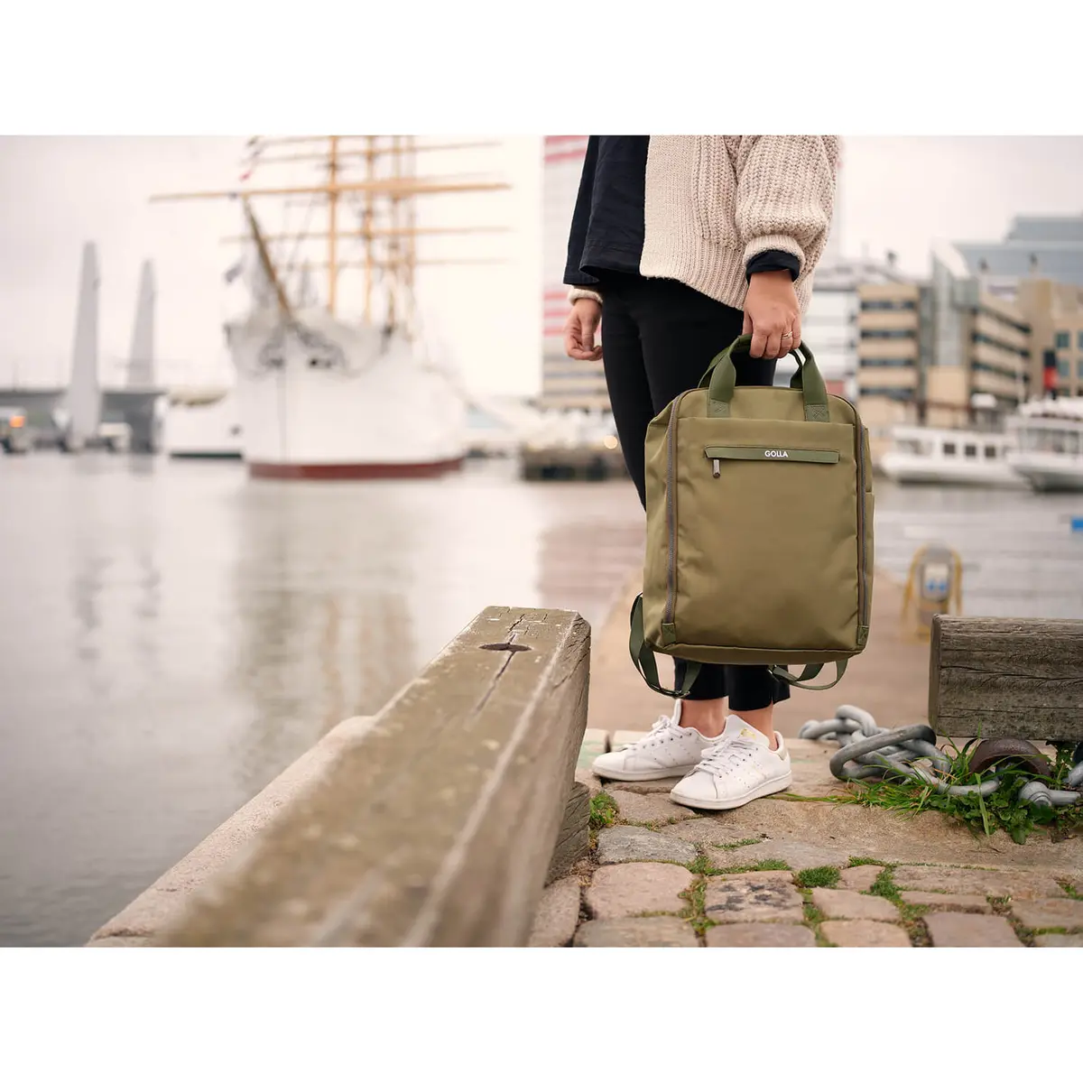 Klēpjdatora mugursoma Golla Orion 15.6" Zaļa Photo 9