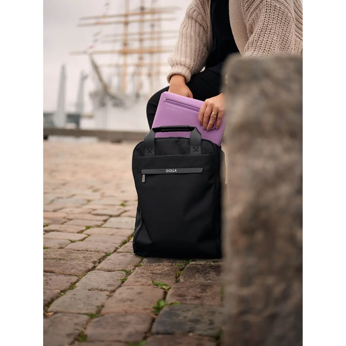 Golla Orion 15.6" Laptop Backpack Black Photo 7
