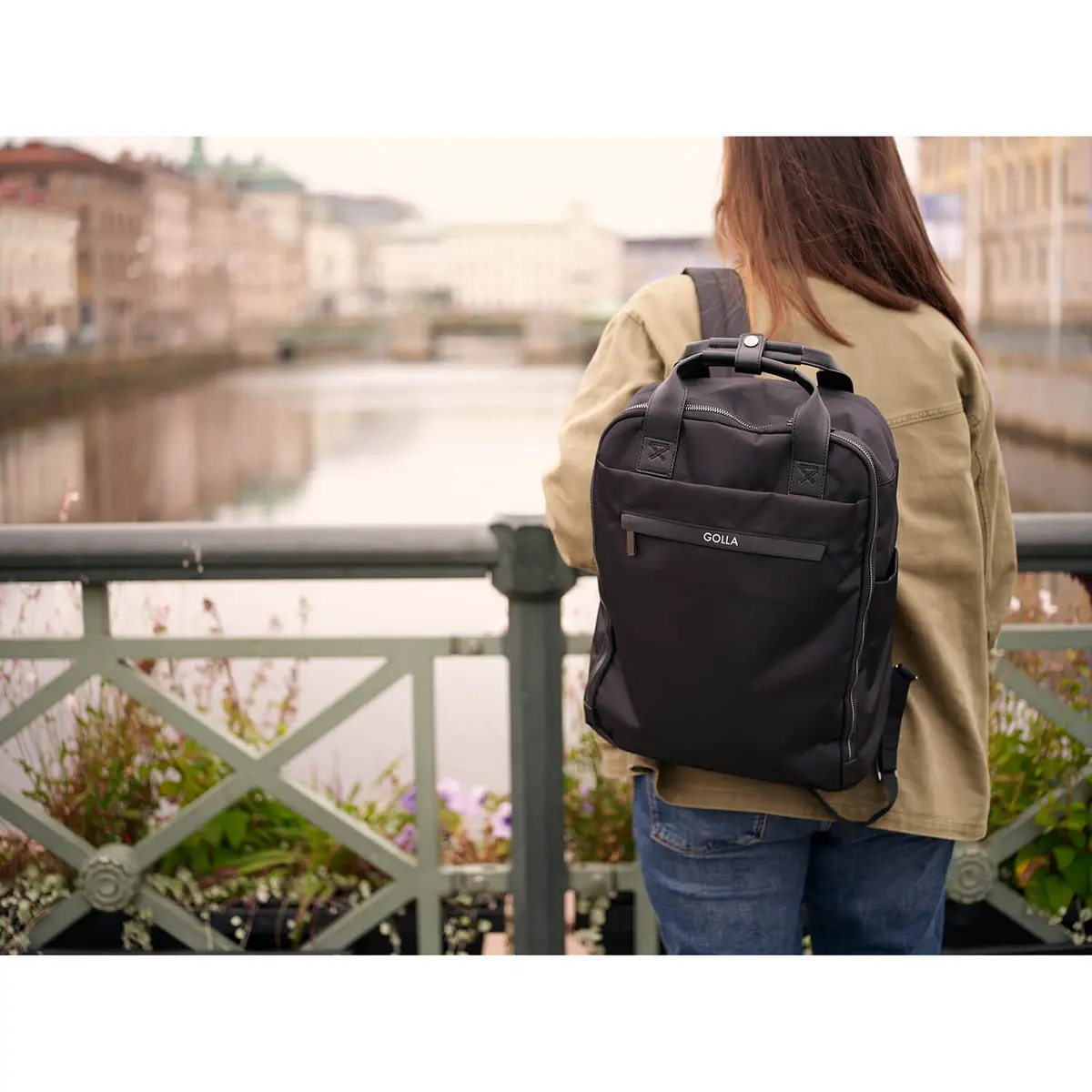 Golla Orion 15.6" Laptop Backpack Black Photo 8