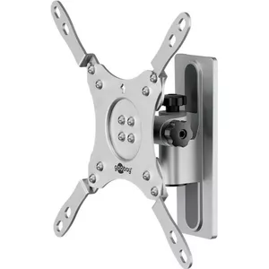 TV wall mount WENTRONIC Goobay Caravan TILT M – tilt bracket for flat TVs, silver