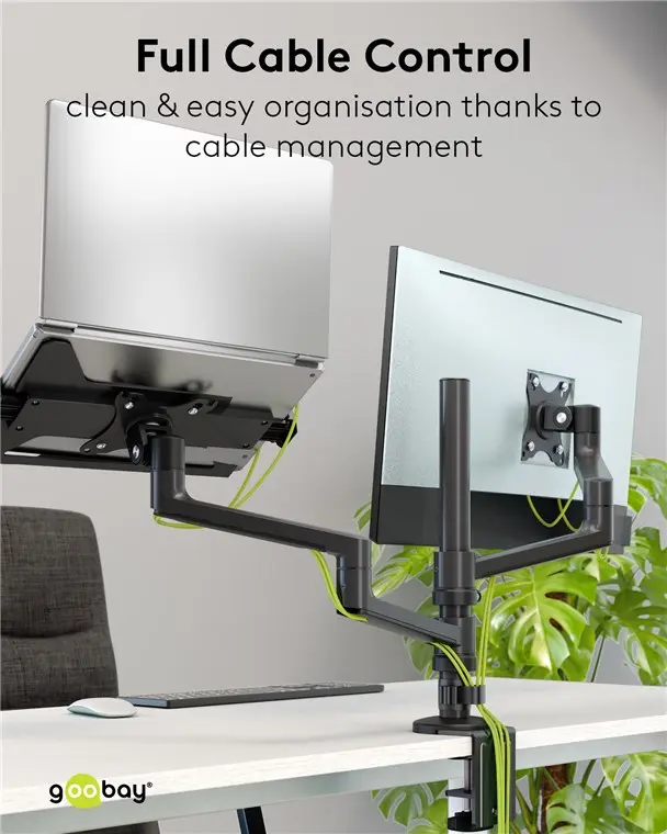 Goobay 70818 Laptop Stand Black Photo 6
