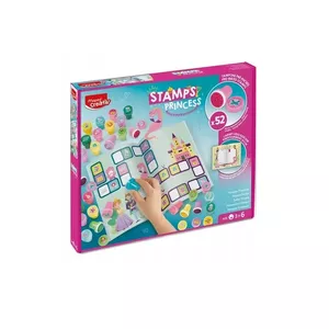 Maped Creativ Self-Inking Stamp Set 'Princess' – Children's Craft Stamps, Plastic, Assorted Princess Motifs