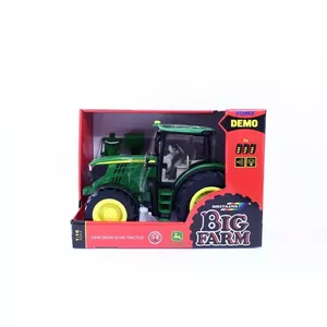 Rotaļu traktors TOMY John Deere 6210R mērogā 1:32 zaļš