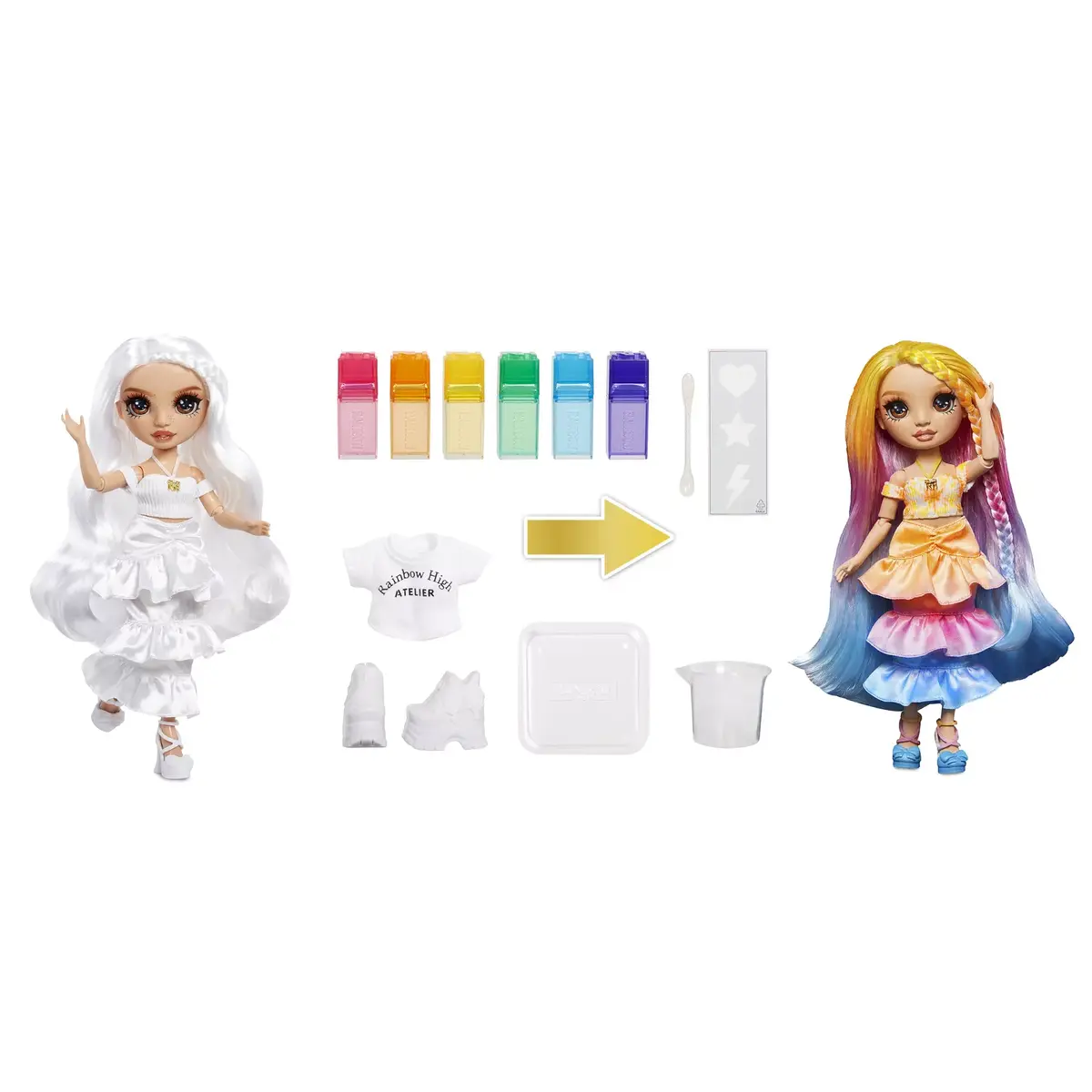Mga Rainbow High Watercolor & Create lelle Photo 2