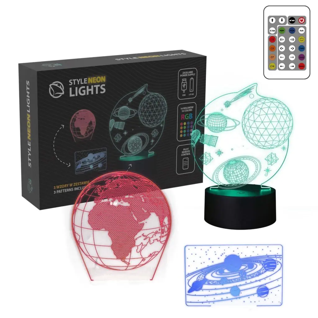 Galda/piekaramā LED lampa MANTA SNL118RGB RGB