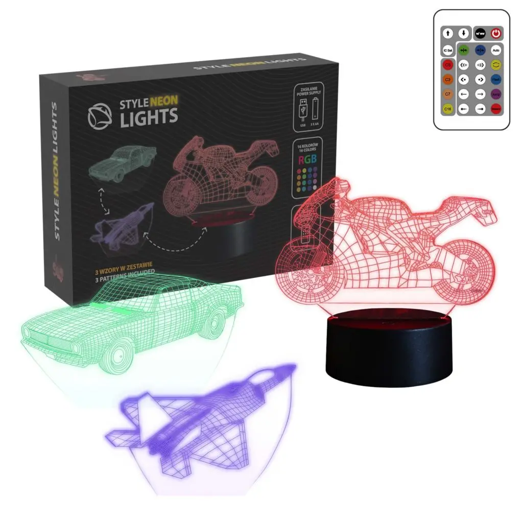 LED dekoratīva lampa transportam MANTA SNL121RGB