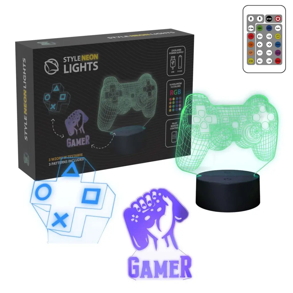 Galda LED lampa MANTA SNL122RGB RGB