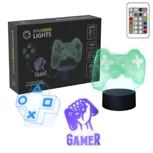Table LED lamp MANTA SNL122RGB RGB 3D light decoration, color-changing RGB, USB powered