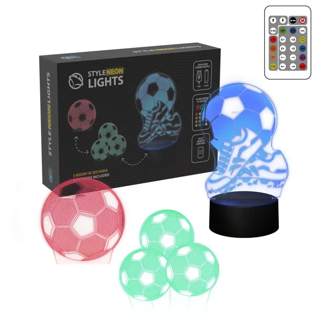 Galda lampa MANTA SNL124RGB RGB 3D