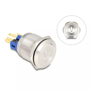 Push-button panel DeLOCK 22051 Silver 230V 3A