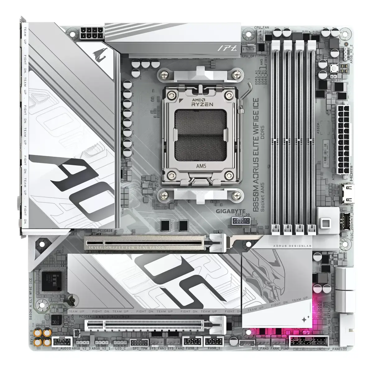 Материнская плата GIGABYTE B850M AORUS ELITE, B850 Photo 2