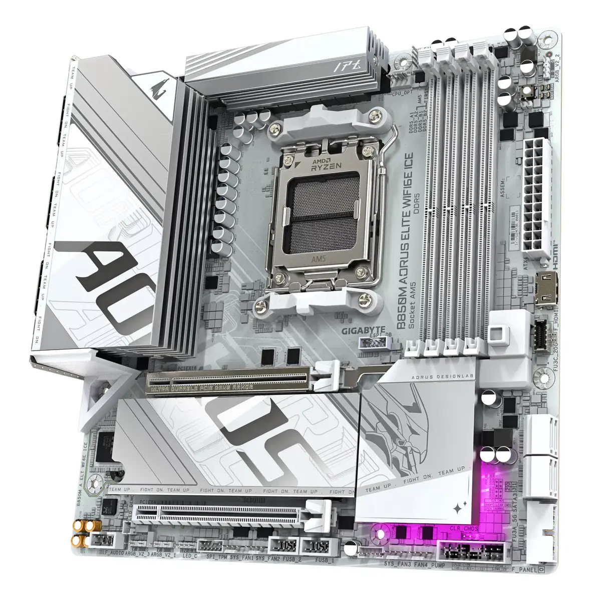 Материнская плата GIGABYTE B850M AORUS ELITE, B850 Photo 4