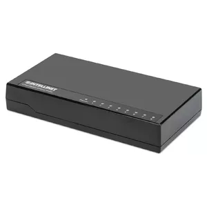 8-Port Gigabit Ethernet Switch INTELLINET 561754, Desktop, Plastic, IEEE 802.3az, 8× RJ-45 10/100/1000, 16 Gbit/s
