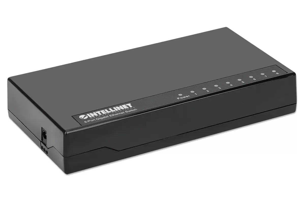 INTELLINET 561754 8-Port Gigabit Ethernet Switch Photo 2