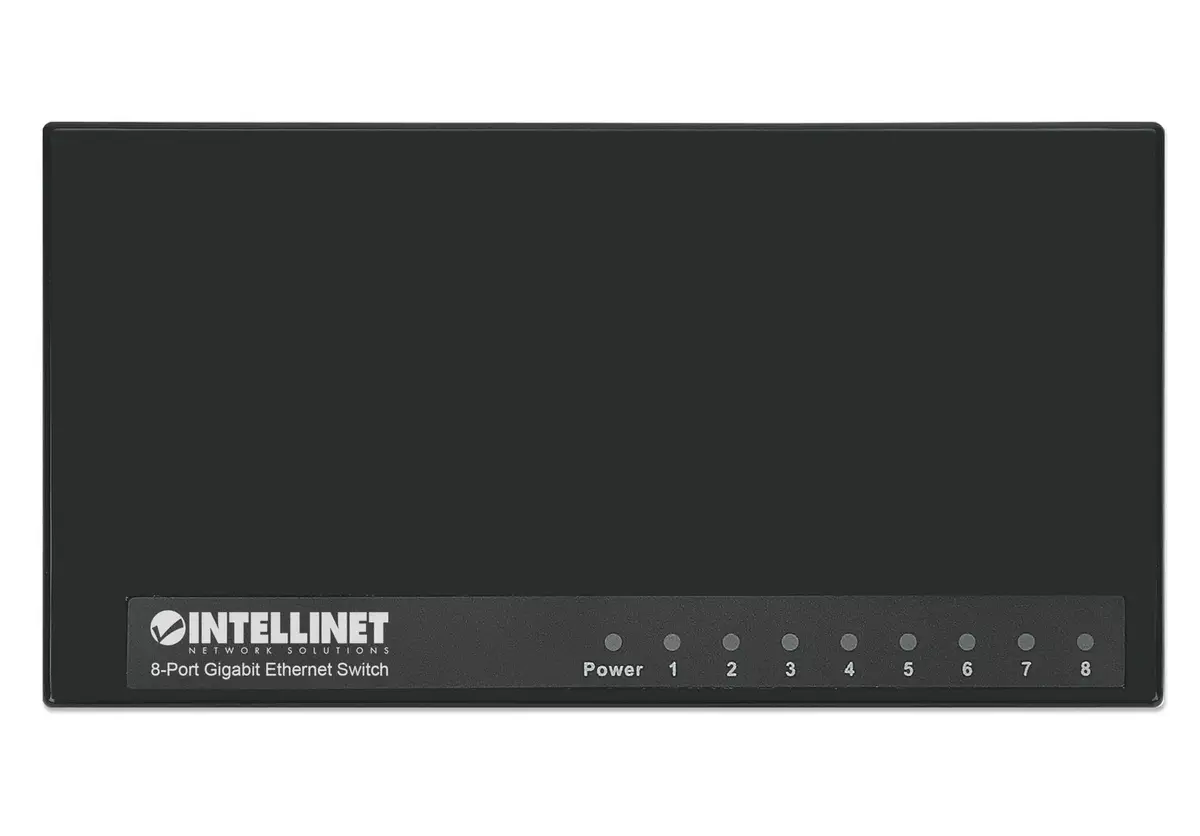 INTELLINET 561754 8-Port Gigabit Ethernet Switch Photo 6
