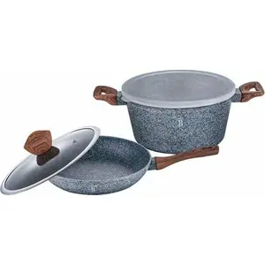 Cookware set berlinger haus BH-6199 — granite-coated saucepan and frying pan