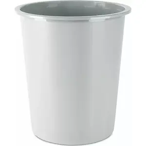 Trash bin Donau D305-13, grey — office waste container