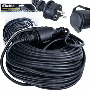 Construction extension cable Kerg 30 m IP44, 10 A socket capacity