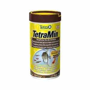 Корм для аквариумных рыб хлопьевый Tetra TetraMin 100 мл — для тропических рыб повседневный рацион