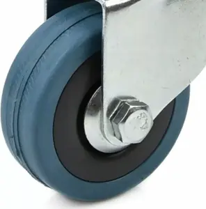 Caster wheel GEKO model G71500 50 mm polypropylene wheel with rubber tread, pack 100