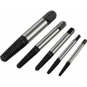 Screw extractor set GEKO G30030 — 5-piece small set for removed or damaged screws