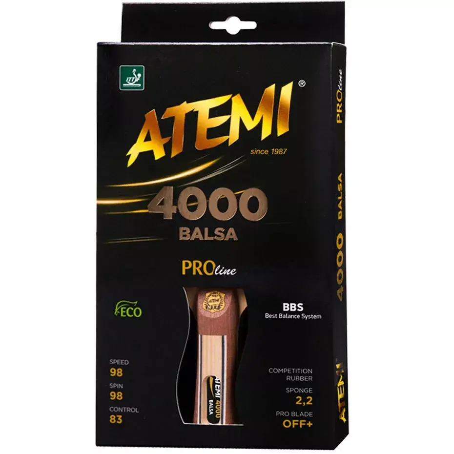 Ракетка для настольного тенниса Atemi 4000 Balsa Photo 4