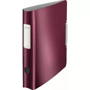 Ring binder LEITZ 11090028 A4, Polyfoam, Red, 65 mm spine