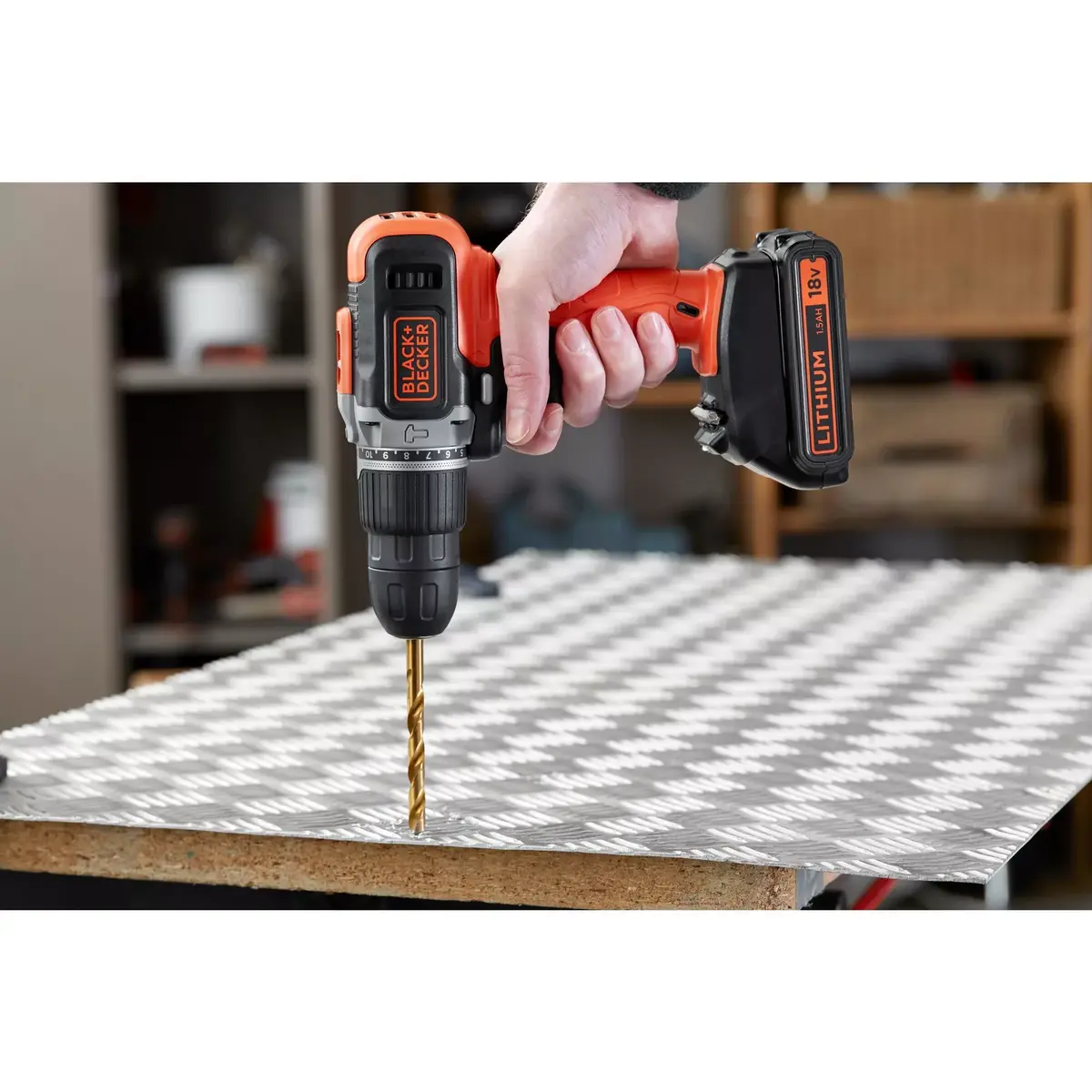 Дрель Black & Decker BCD003C2K-QW Photo 5