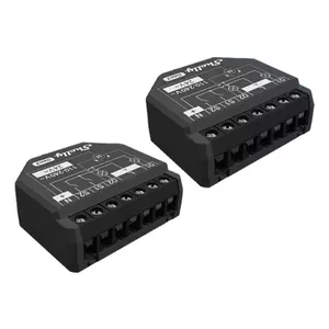 Умный переключатель Shelly 2PM Gen3 Черный 2P Беспроводной 110-240V